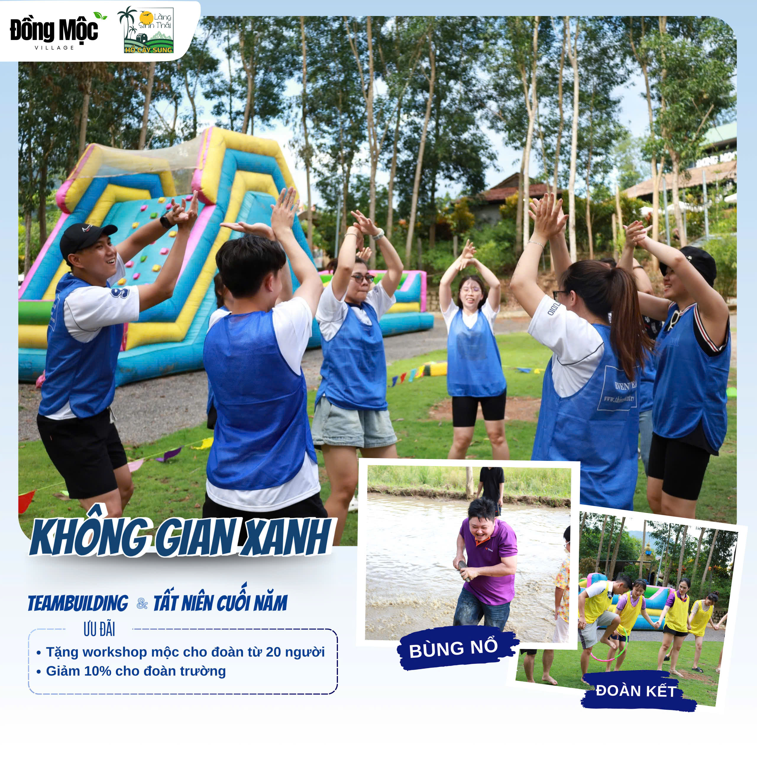 Teambuilding tại Đồng Mộc