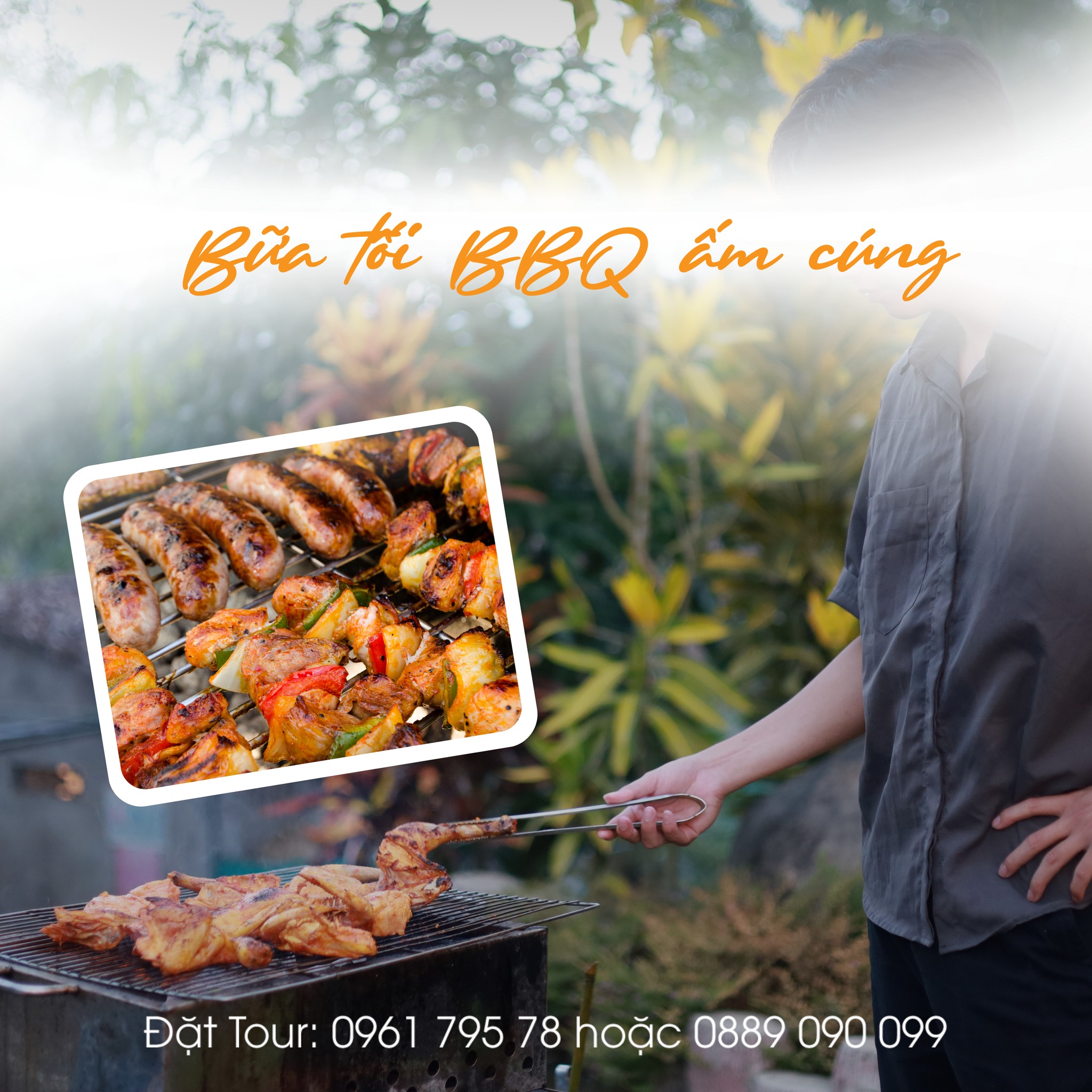 Dùng bữa tối BBQ