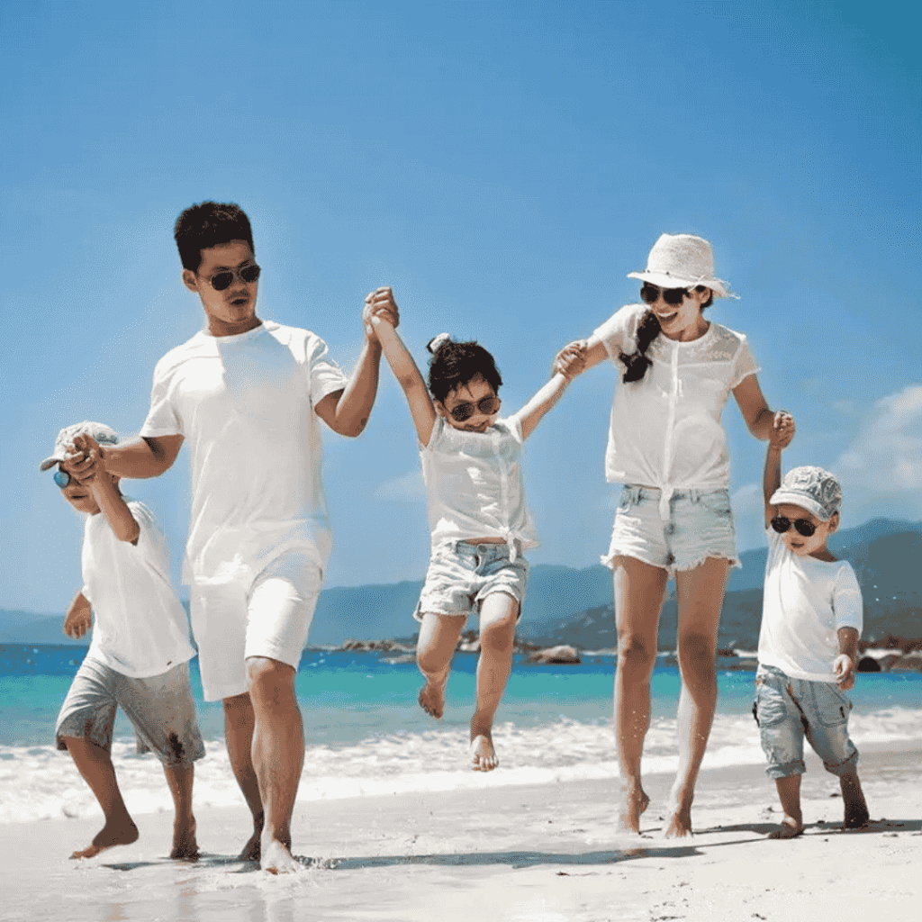 Du lịch hè cùng gia đình