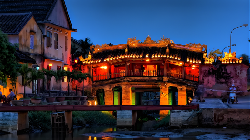 Truyền thuyết về Chùa Cầu Hội An - Chùa Cầu về đêm