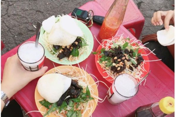 Gỏi bò khô và tàu hủ đá