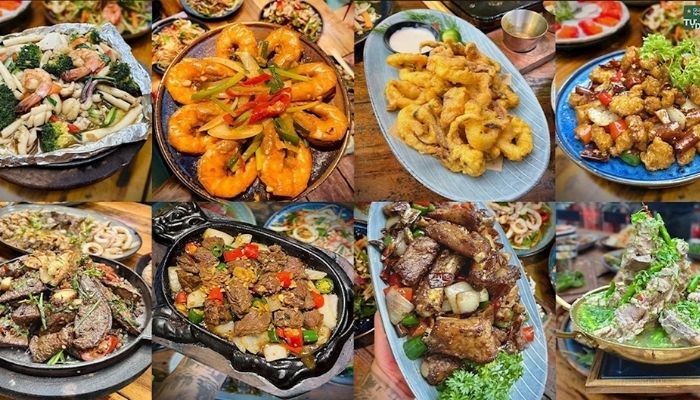 Các món nhậu thường không cầu kỳ nhưng cực kỳ tươi ngon.